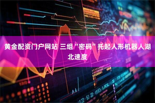 黄金配资门户网站 三组“密码”托起人形机器人湖北速度